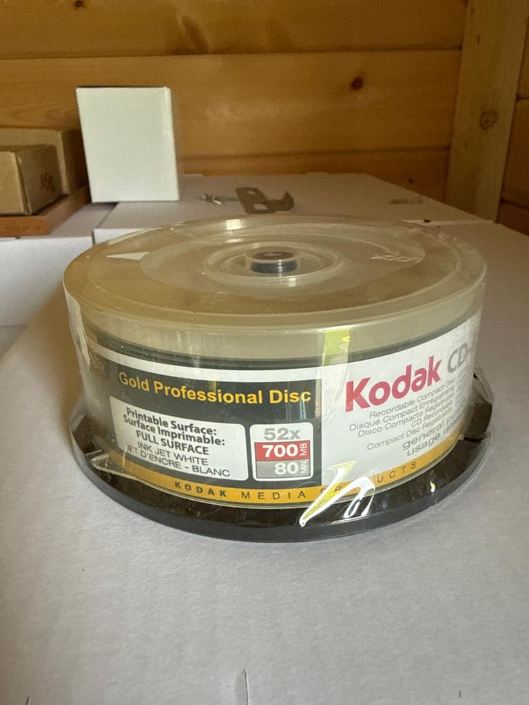 Kodak Gold Professional Disc CD-R 52x 700MB/80min (25 stuks), Ophalen of Verzenden, Nieuw, Cd, Op spindel