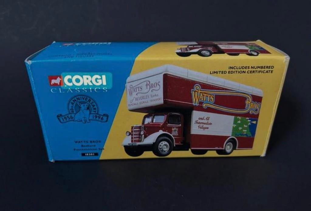 Corgi Classics, Watts Bros Bedford Pantechnicon, Hobby en Vrije tijd, Modelauto's | 1:50, Ophalen of Verzenden, Zo goed als nieuw