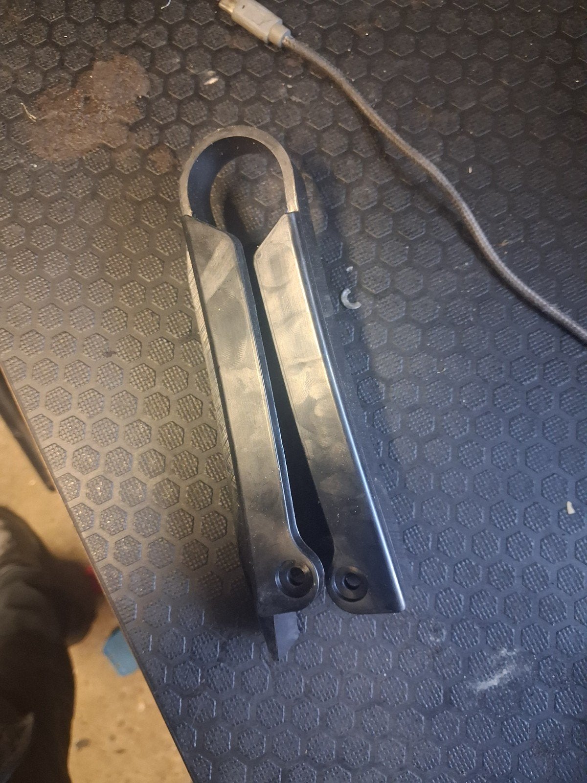 Derbi kettinggeleider rubber voor achterbrug, Ophalen of Verzenden