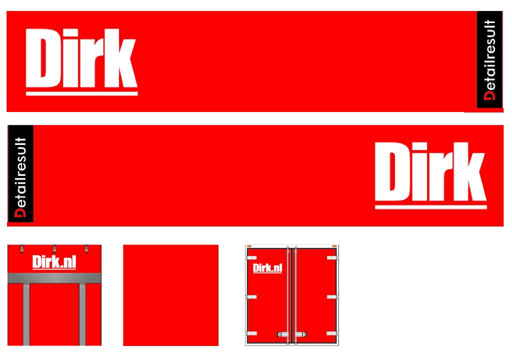 Vrachtauto decal 1:50 Dirk van den Broek ( type 2 ), Hobby en Vrije tijd, Modelauto's | 1:50, Verzenden, Nieuw, Bus of Vrachtwagen