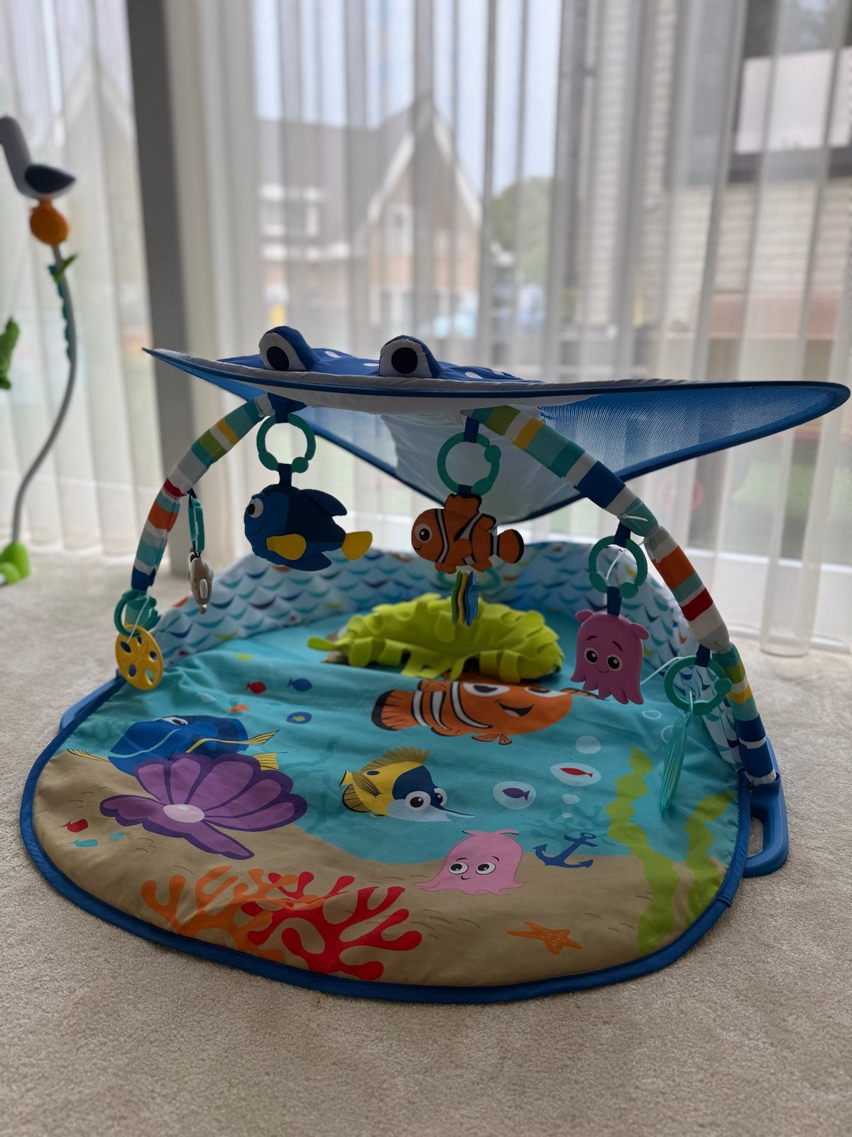 Bright Starts Finding Nemo Speelkleed met Licht & Geluid, Ophalen of Verzenden, Zo goed als nieuw, Speelkleed, Met licht