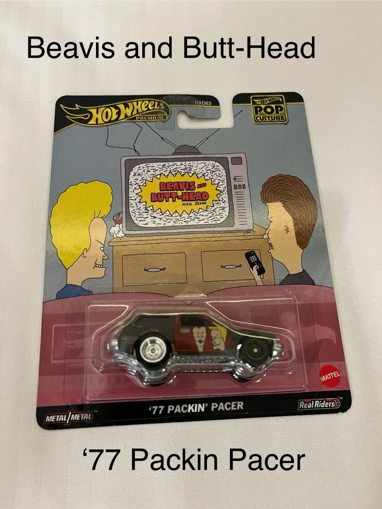 Hot Wheels ’77 Packin Pacer Beavis and Butt-Head, Ophalen of Verzenden, Nieuw, Auto
