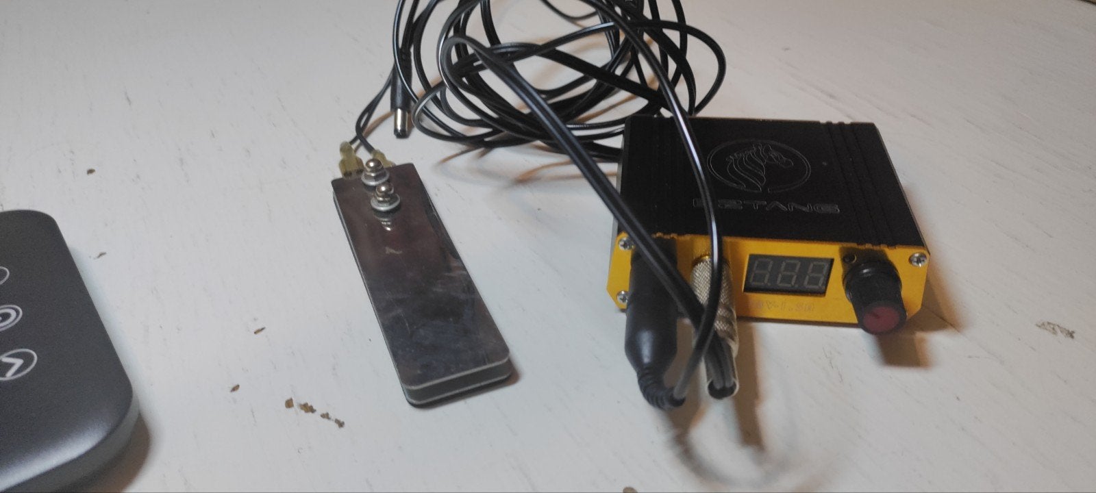 digitale tatoeagevoeding met een voetpedaal., Ophalen of Verzenden
