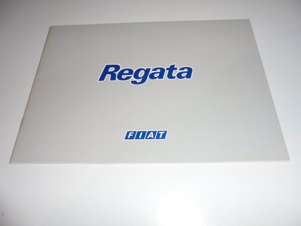 brochure Fiat Regata  1987, Ophalen of Verzenden, Nieuw, Overige merken