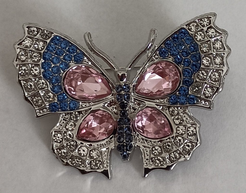 Vlinder broche, Overige materialen, 4 tot 7 cm, Overige kleuren, Nieuw