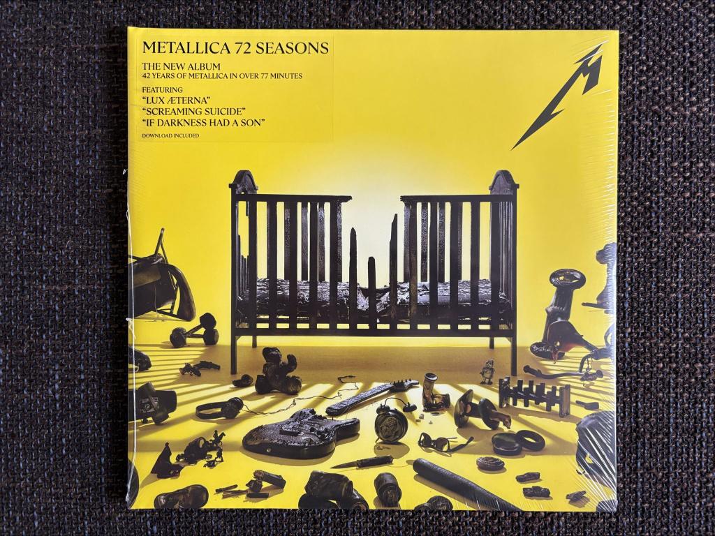 Metallica- 72 Seasons, Limited 12" Yellow & Black Vinyl 2-Lp, Cd's en Dvd's, Vinyl | Hardrock en Metal, Geseald, Verzenden, Nieuw in verpakking