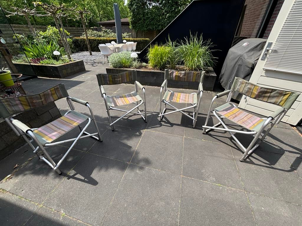 Set van 4 Outwell Campingstoelen, Caravans en Kamperen, Ophalen, Gebruikt, Campingstoel