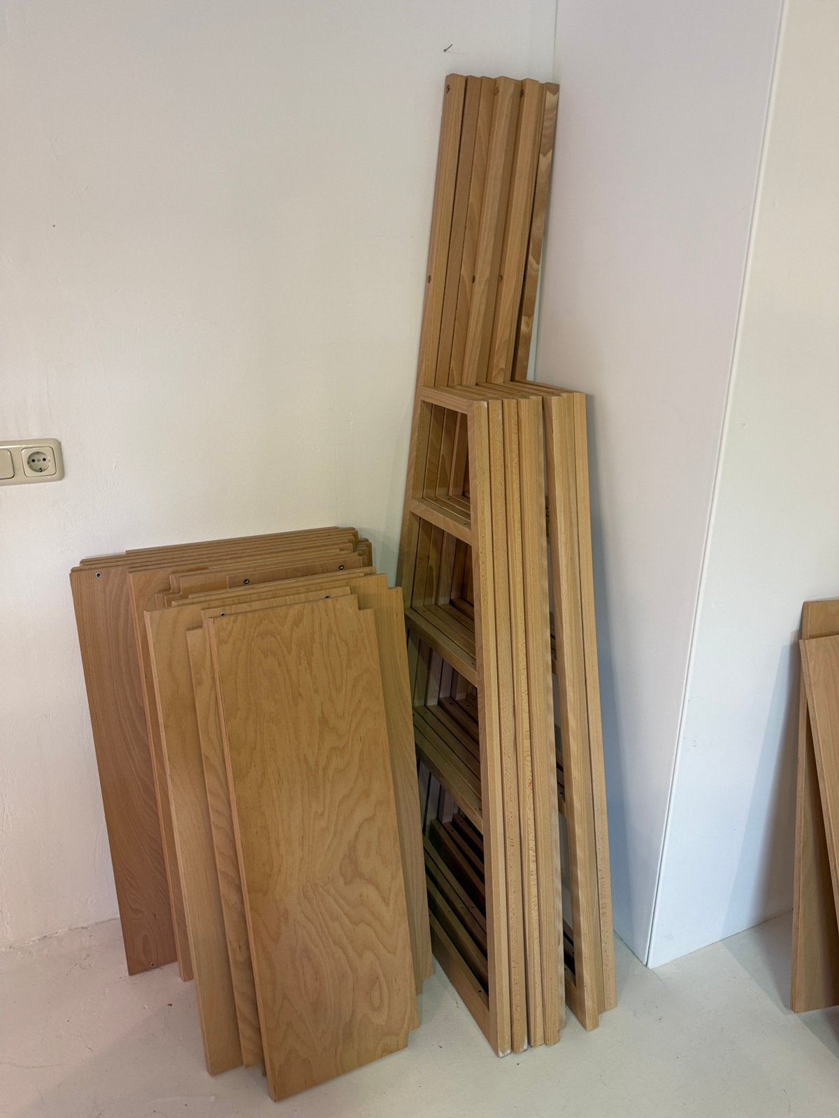 4 houten driehoek rekken gratis af te halen, Ophalen of Verzenden, 25 tot 50 cm, 50 tot 100 cm, Minder dan 100 cm