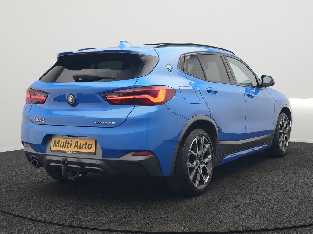 BMW X2 xDrive25e M Sport X PHEV 220pk Dealer O.H. | Trekhaak, Automaat, X2, Gebruikt, Blauw