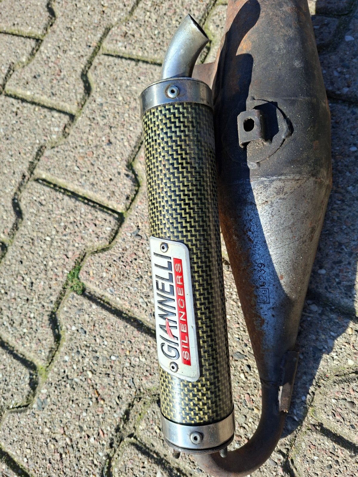 Giannelli uitlaat voor minareli scooter, Ophalen, Gebruikt, Uitlaat, Giannelli