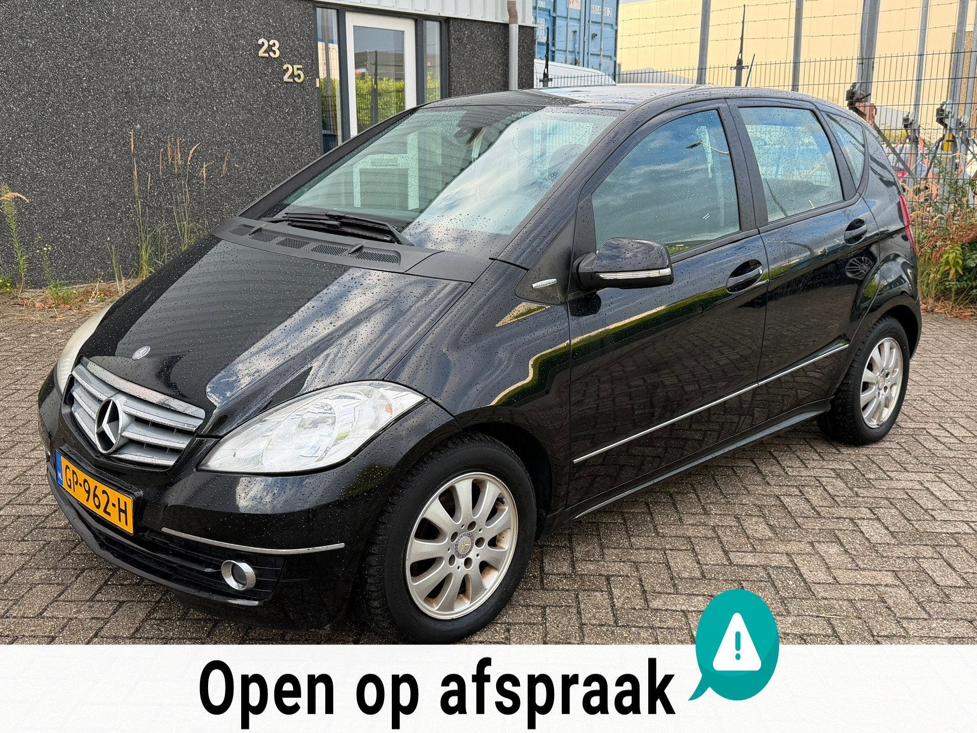 Mercedes-Benz A-klasse 150 Avantgarde Automaat 2008, 15 km/l, Stoelverwarming, Leder en Stof, Zwart