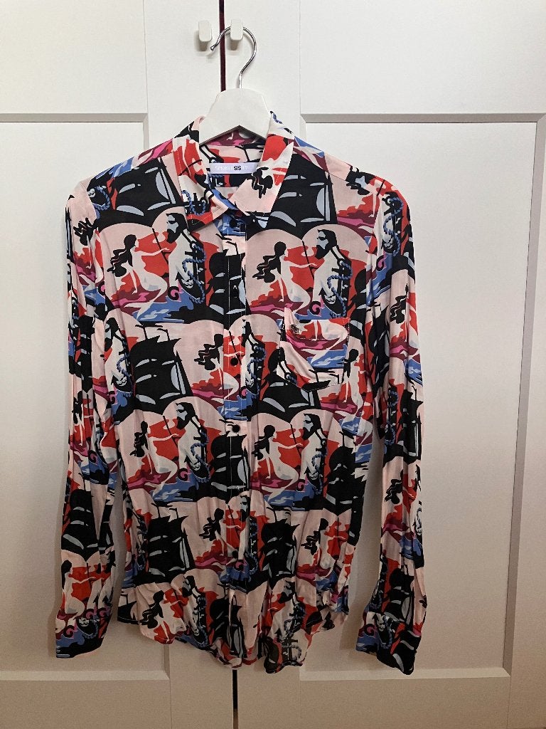 SIS Spijkers en Spijkers blouse - maat XS, Overige kleuren, Spijkers en Spijkers, Ophalen of Verzenden, Zo goed als nieuw
