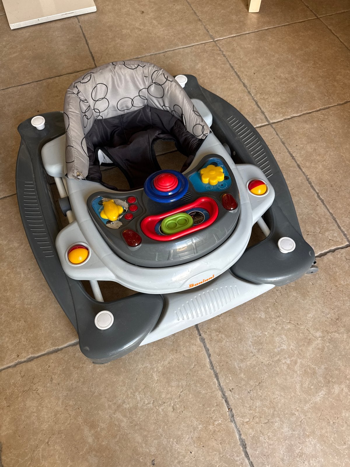 Babywalker met speelpaneel, Ophalen, Zo goed als nieuw, Overige typen, Met licht