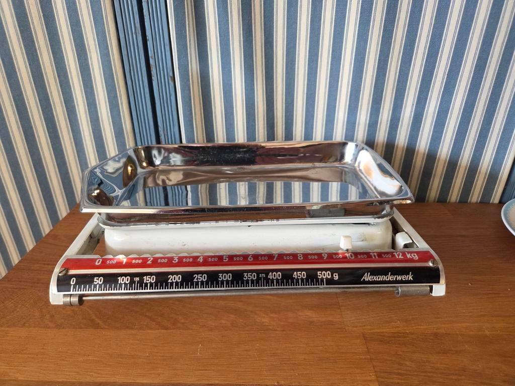 Vintage brocante alexanderwerk weegschaal, keukenweegschaal, Ophalen