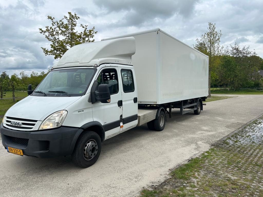 Iveco BE trekker met Saxas oplegger, Elektrische ramen, Iveco, Wit, Bedrijf