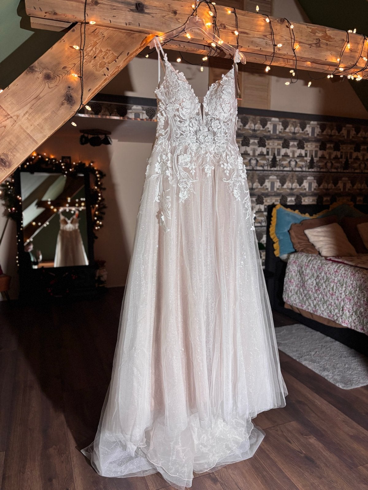 Nieuwe Modeca Devondra Trouwjurk - Maat 44, Ophalen, Trouwjurk, Overige kleuren, Nieuw