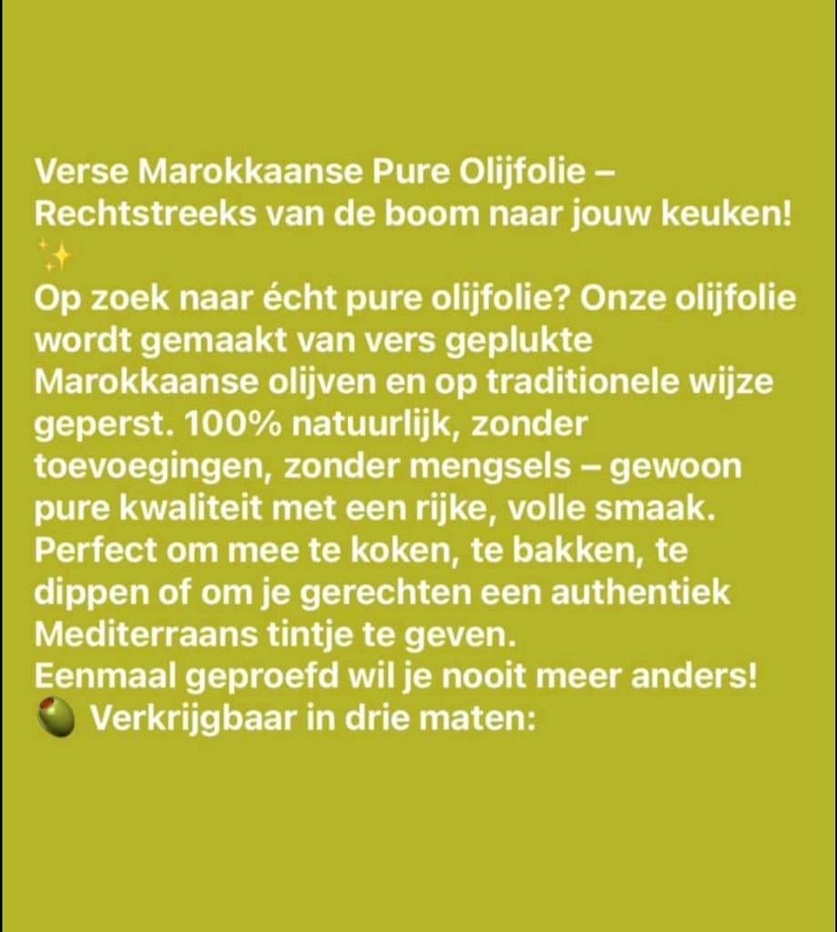 Foto 3 van IN PRIJS VERLAAGD!! Verse Olijfolie van de hoogste kwaliteit