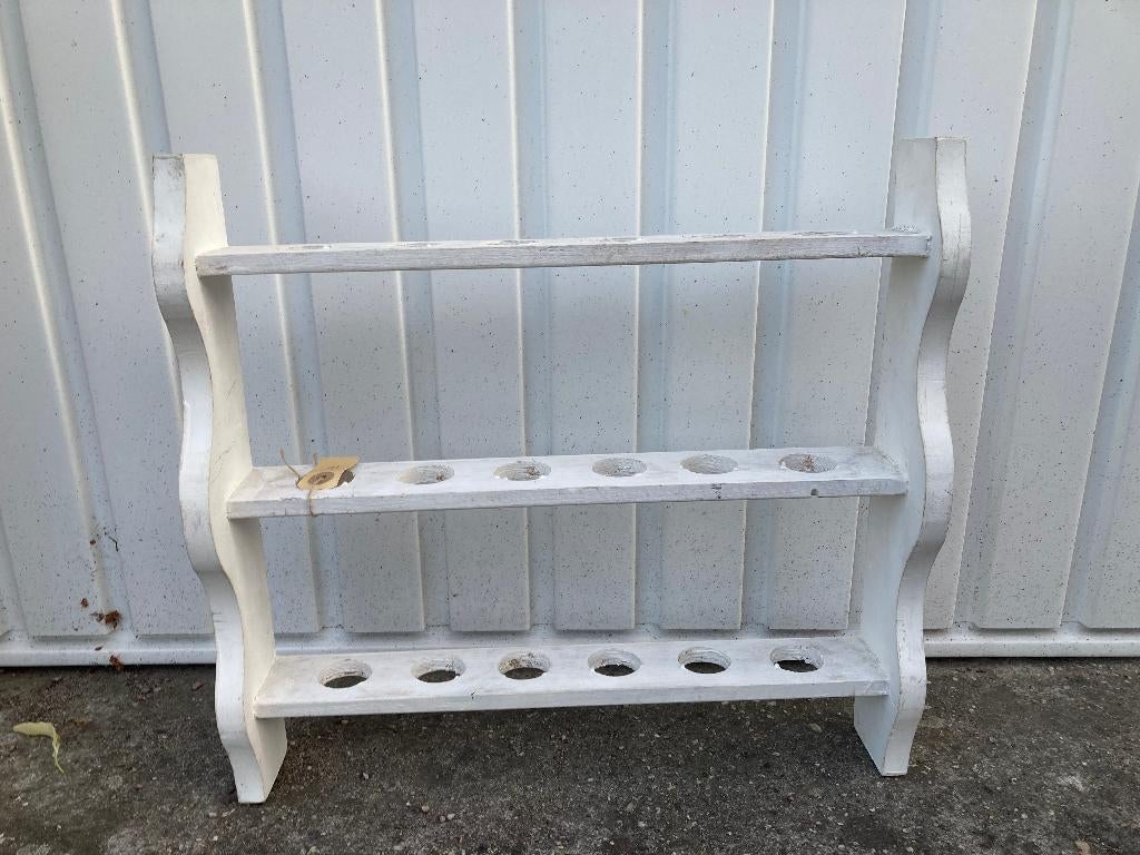 Brocante oude houten eierrekje, Antiek en Kunst, Ophalen of Verzenden