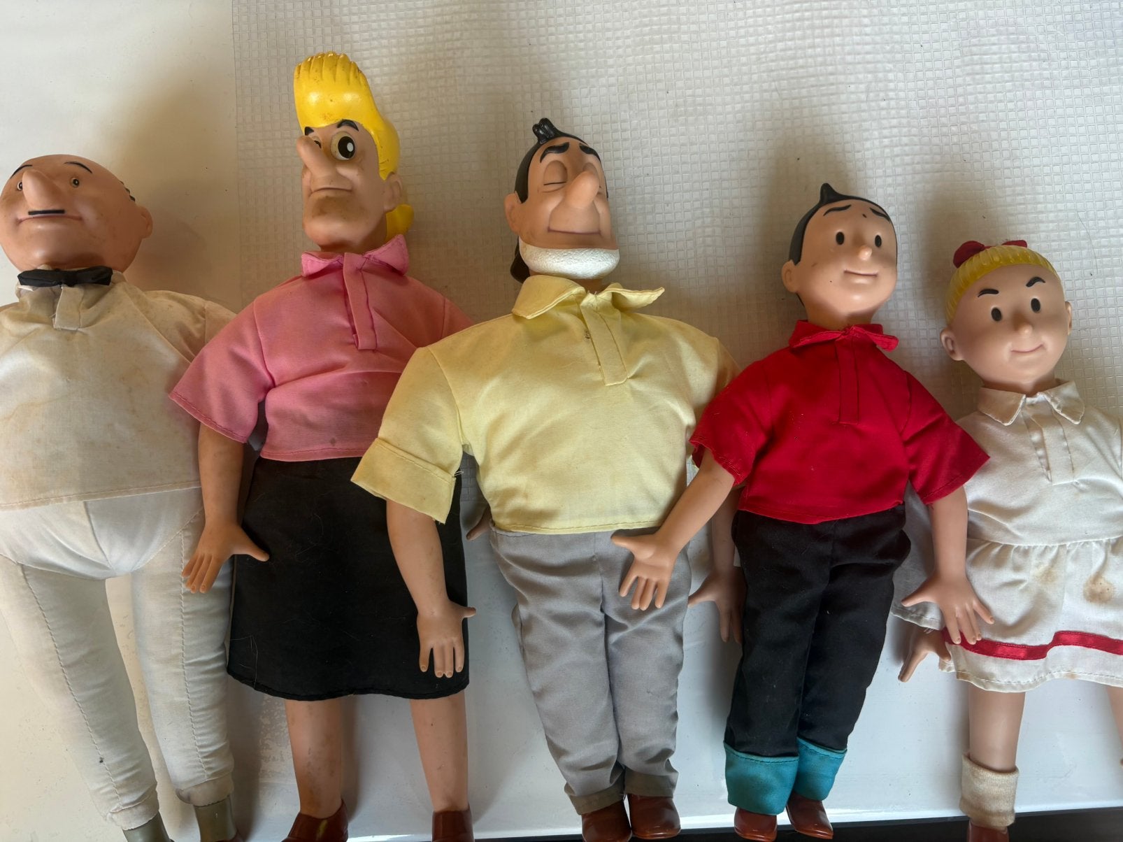 suske en wiske poppen jaren 80, Ophalen of Verzenden, Gebruikt