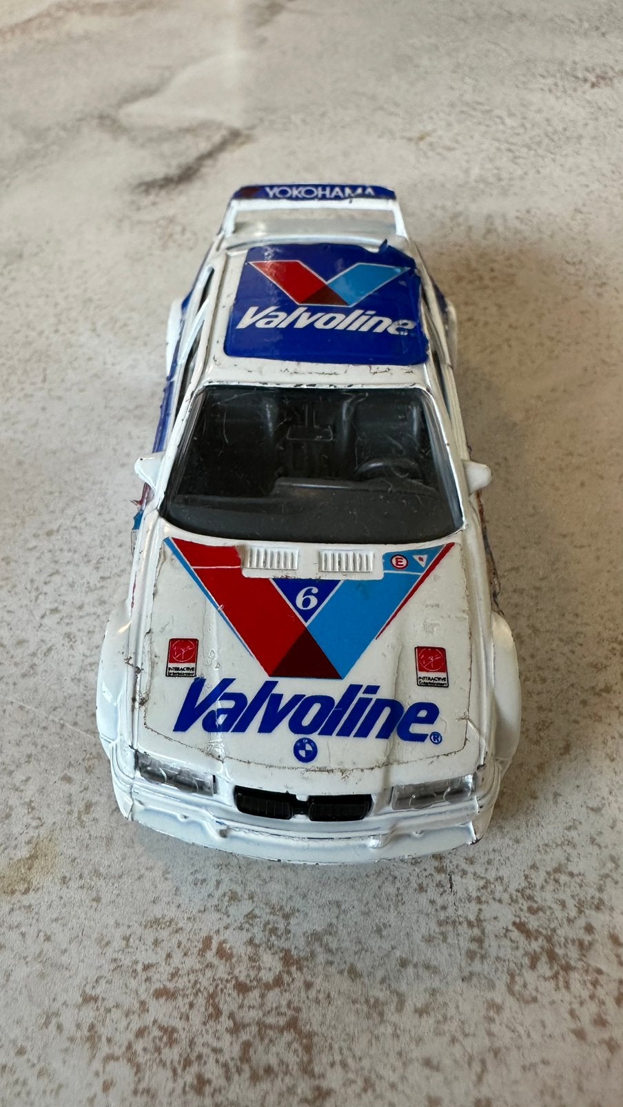 Bburago BMW Valvoline Racing 1:43 – Made in Italy – Used, Ophalen, Gebruikt, Bburago