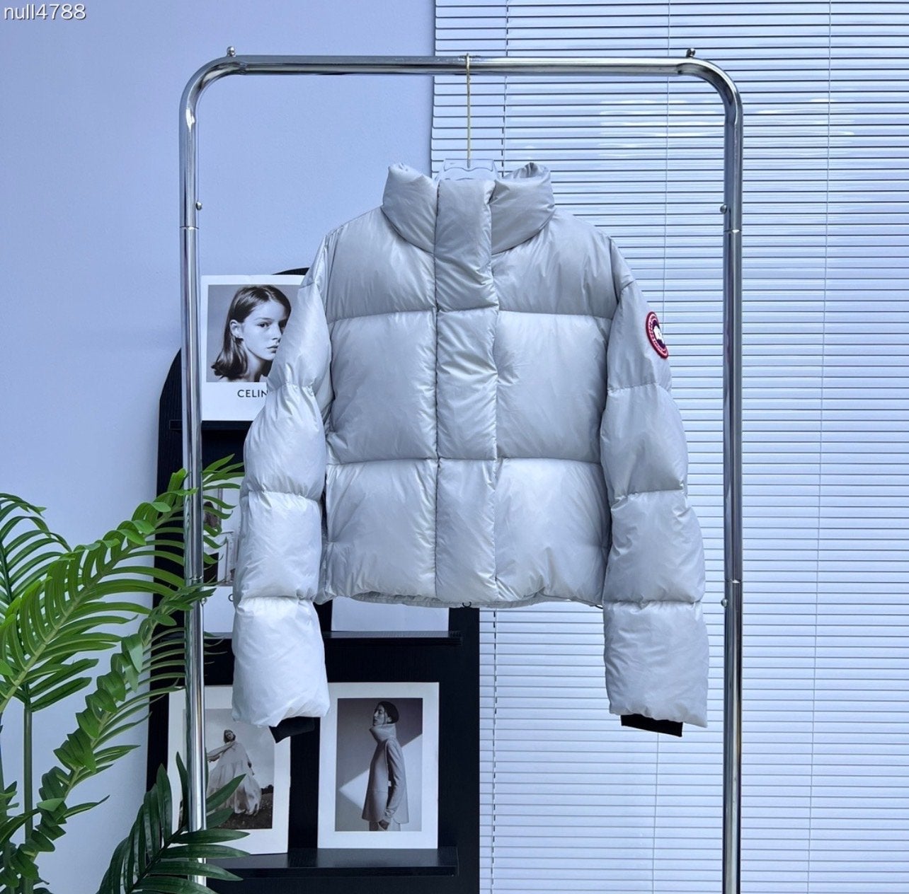Canada Goose Puffer Jas - Lichtgrijs, Ophalen of Verzenden, Zo goed als nieuw, Maat 38/40 (M), Grijs