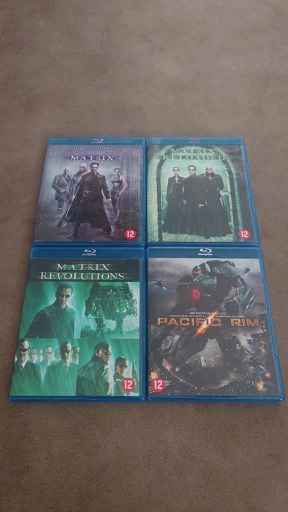 The Matrix en Pacific Rim Blue Rays, Cd's en Dvd's, Blu-ray, Zo goed als nieuw, Actie, Ophalen of Verzenden