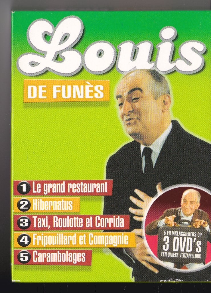 Louis de Funès - Filmklassiekers dvd box ֎ 1958 - 1969, 1960 tot 1980, Alle leeftijden, Ophalen of Verzenden, Zo goed als nieuw
