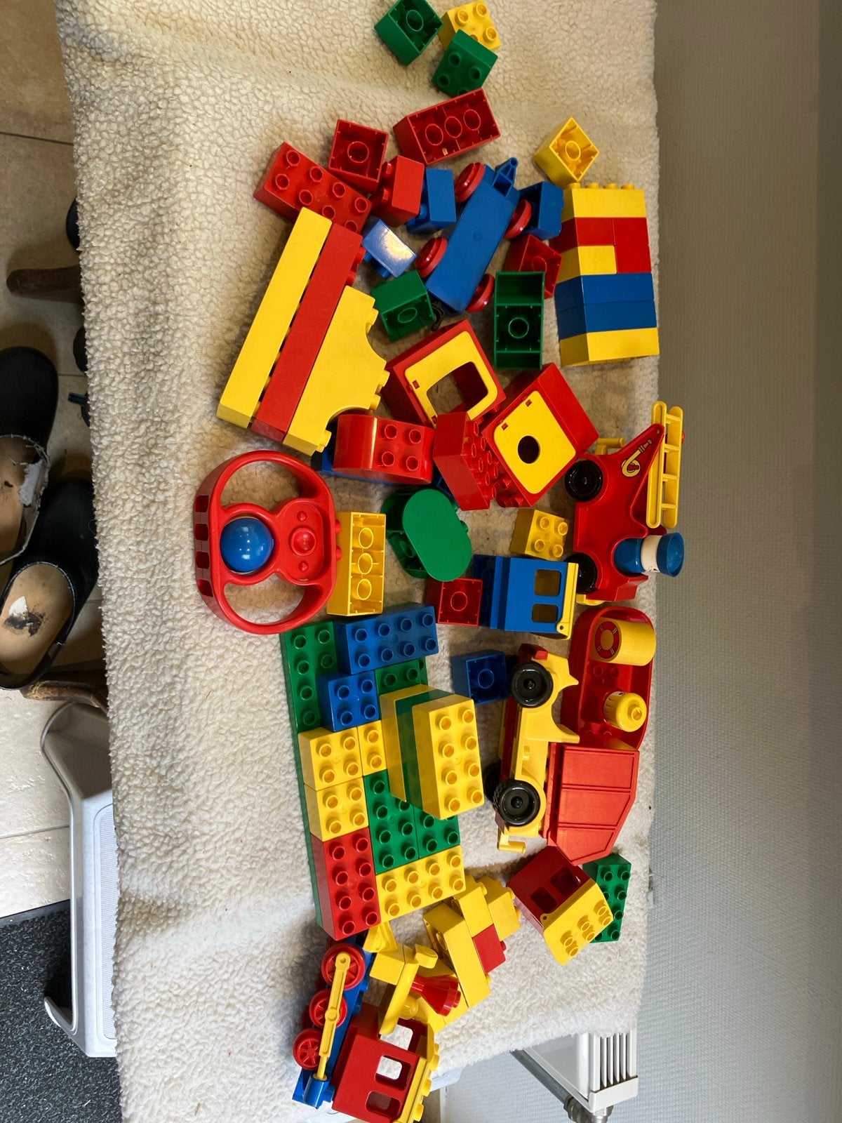 Kleine partij Duplo blokken en voertuigen, Ophalen, Gebruikt, Inclusief extra onderdelen, Duplo