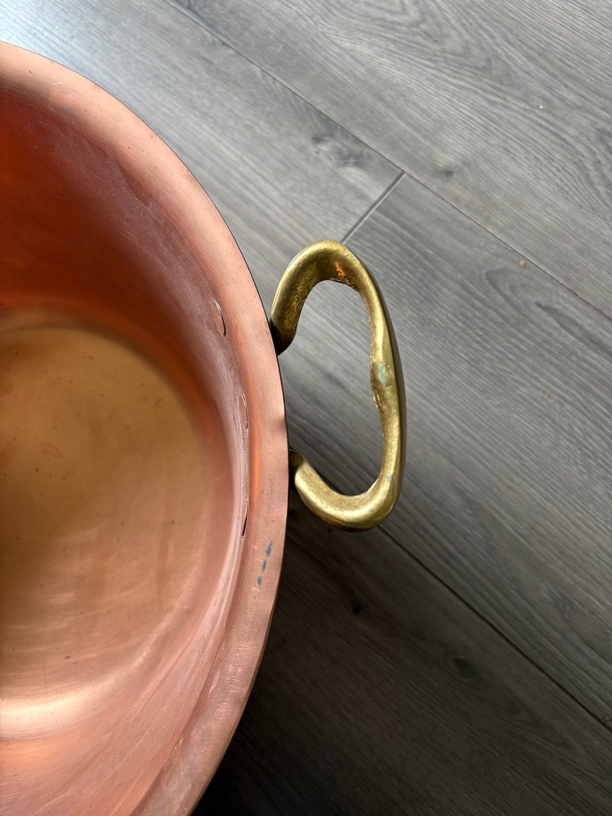 Koperen jam pan, Koper, Overige typen, Ophalen of Verzenden, Zo goed als nieuw