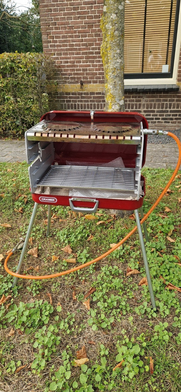 Cramer gasbarbecue met 2 branders en grillrooster, Ophalen, Gebruikt, Cramer