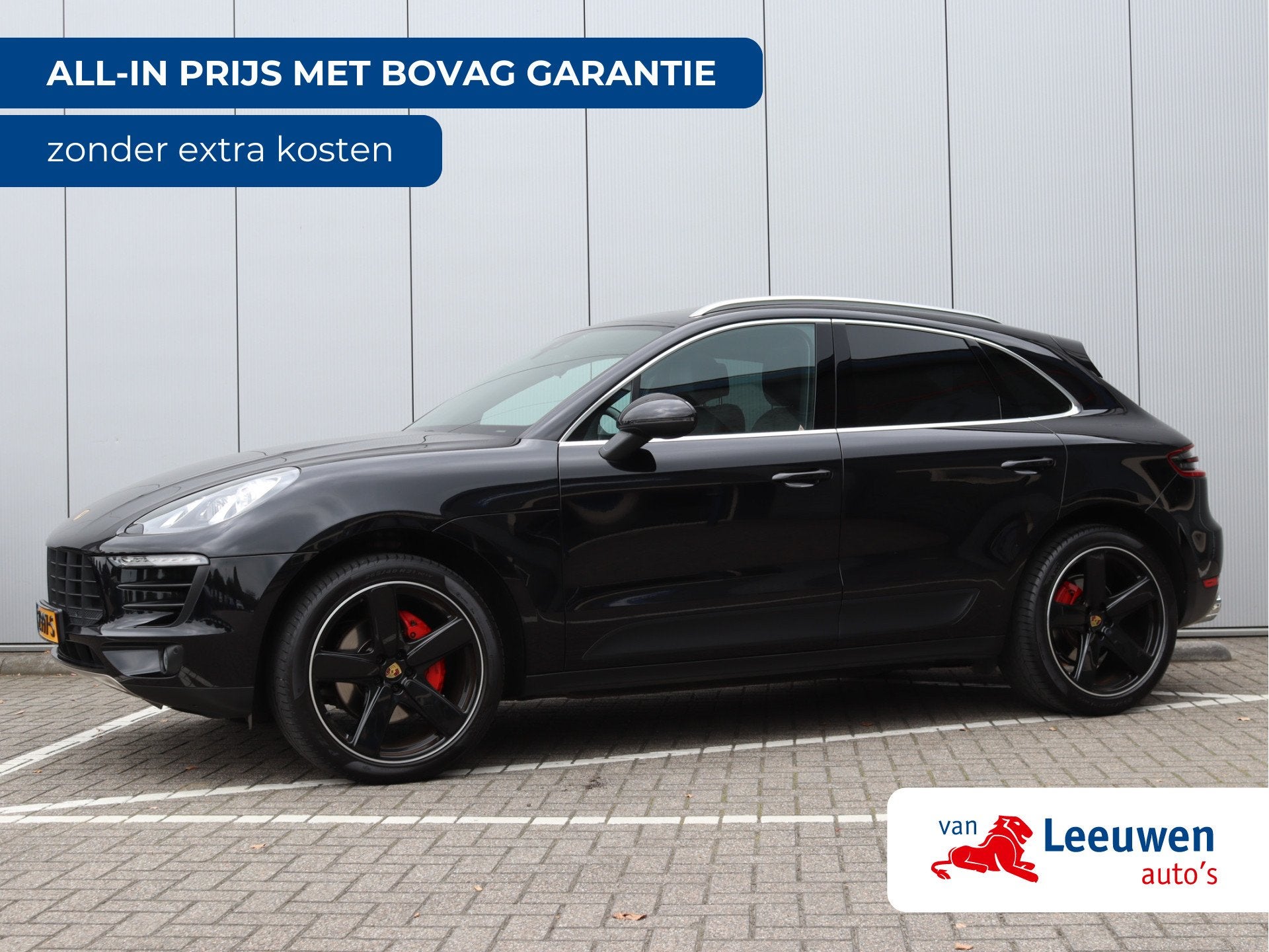 Porsche Macan 3.0 D S | Leder | Luchtvering | Panoramadak |, 12 maanden, Zwart, Bedrijf, Diesel