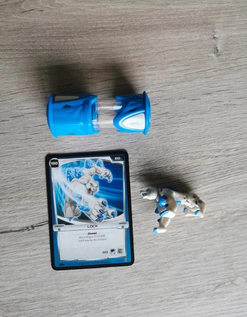 Gormiti Lock met kaart en buisje (buisje stuk), Verzenden, Gebruikt