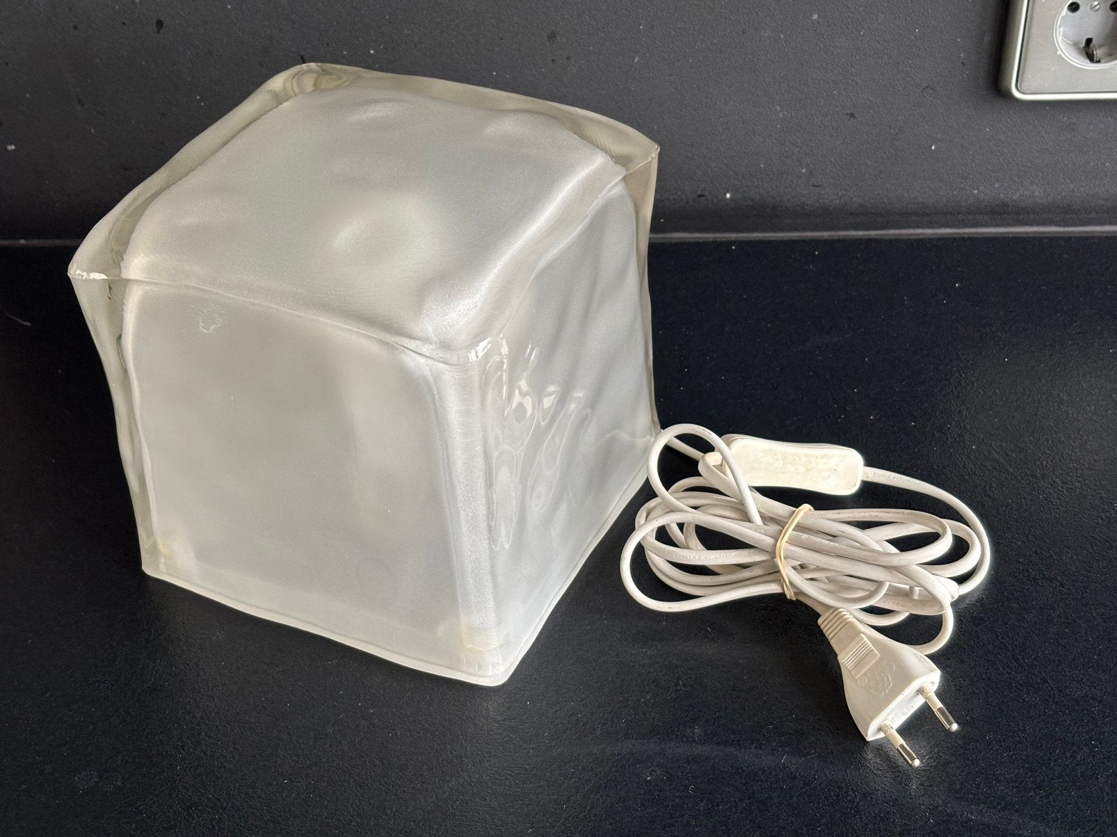 Ikea Iviken ice cube lamp, Met schakelaar, Wit, Ophalen of Verzenden, Zo goed als nieuw