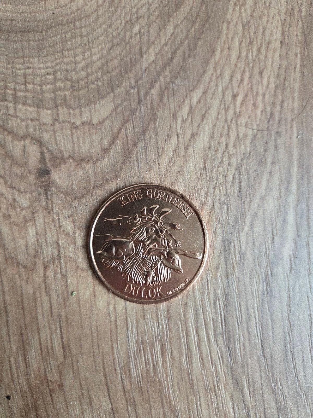 star wars king gorneesh coin, Verzamelen, Ophalen of Verzenden, Gebruikt, Actiefiguurtje