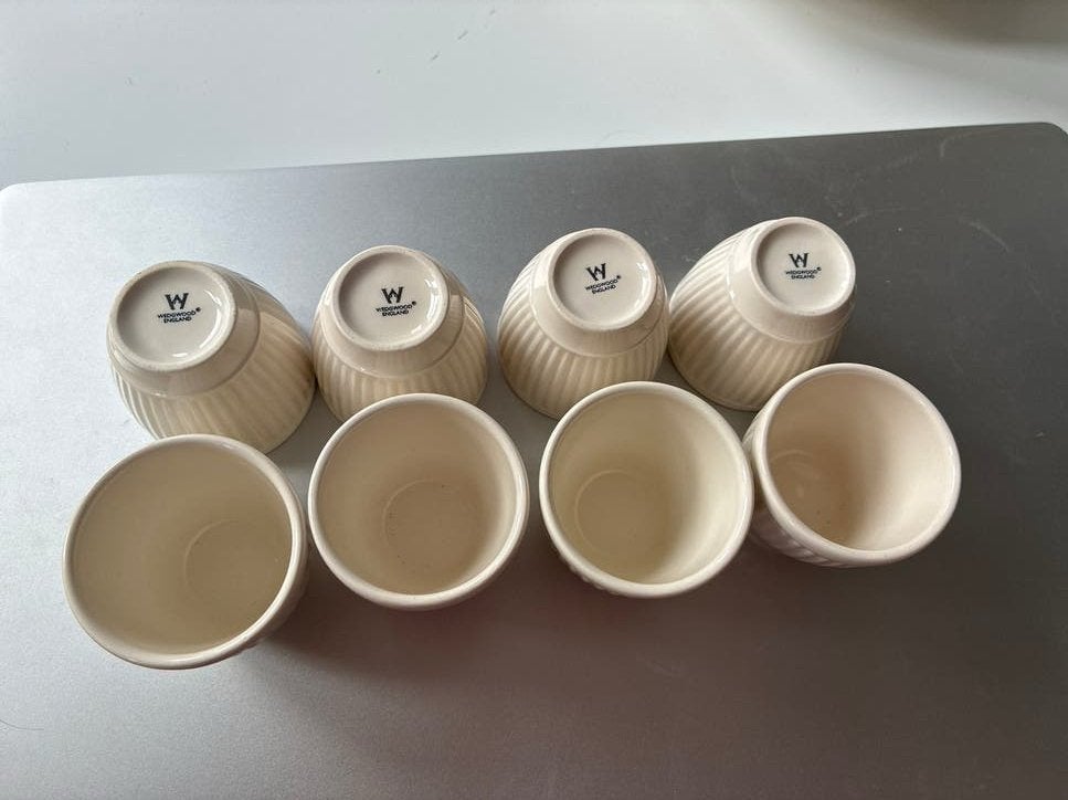 8 Wedgwood Windsor eierdopjes - Zo goed als nieuw, Ophalen of Verzenden, Wedgwood, Klassiek, Keramiek