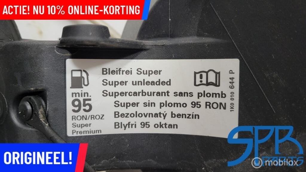Tankklep LB7W Golf 7 VII 5G0809857B TANKDOP TANK KLEP DEKSEL, Gebruikt, Volkswagen, Ophalen of Verzenden