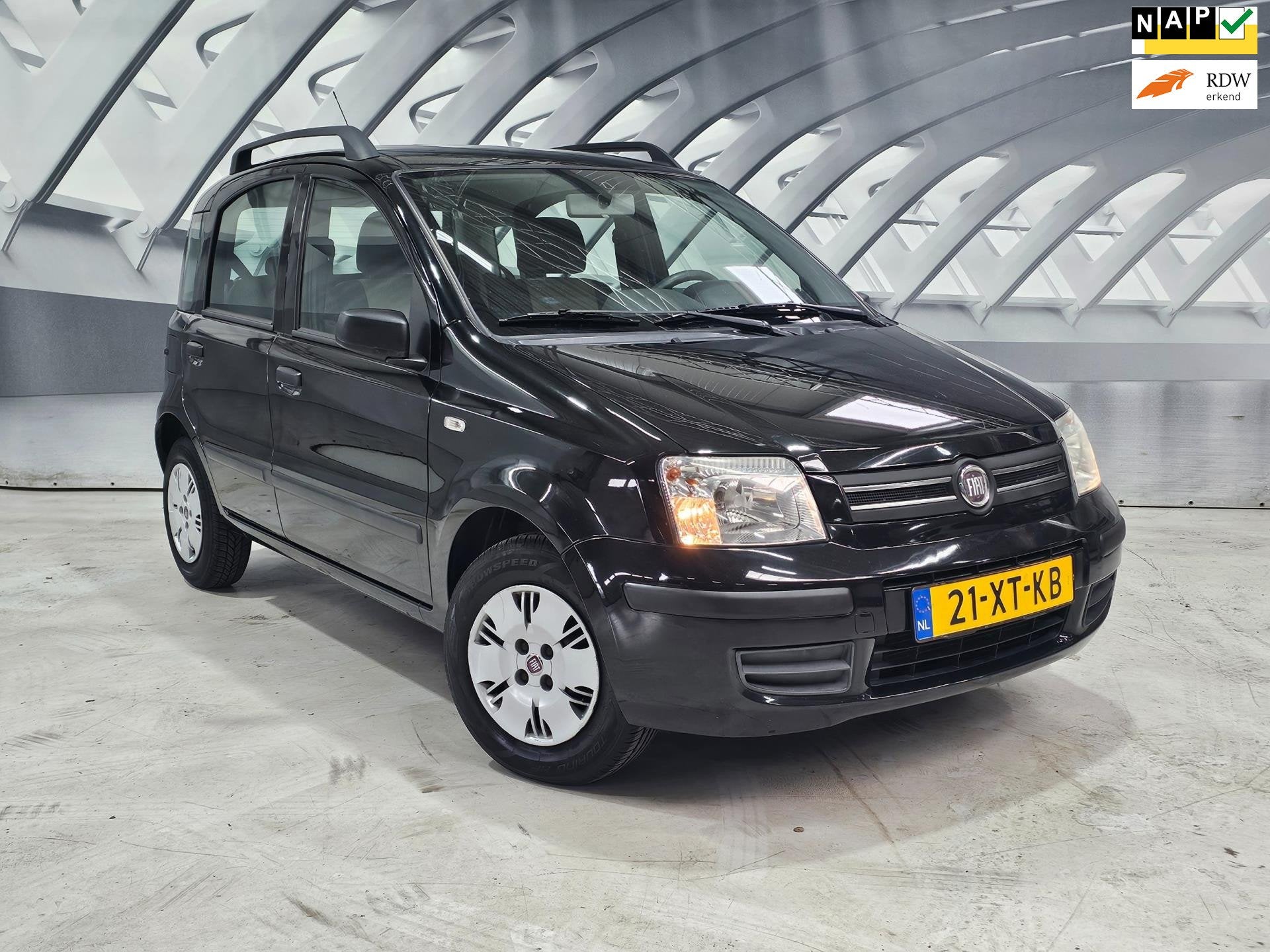 Fiat Panda 1.2 Edizione Cool airco, Auto's, Voorwielaandrijving, Stof, Gebruikt, Zwart