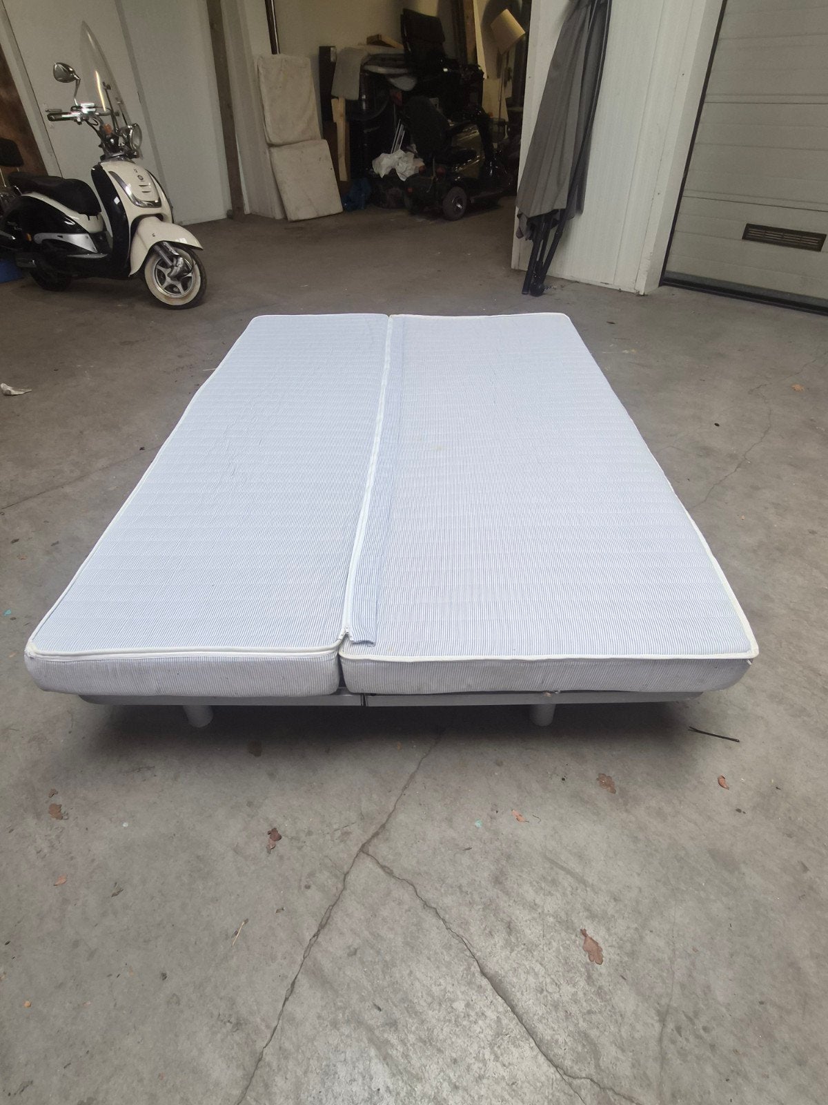 Ikea slaapbank., Ophalen of Verzenden, Gebruikt, Tweepersoons, 140 cm