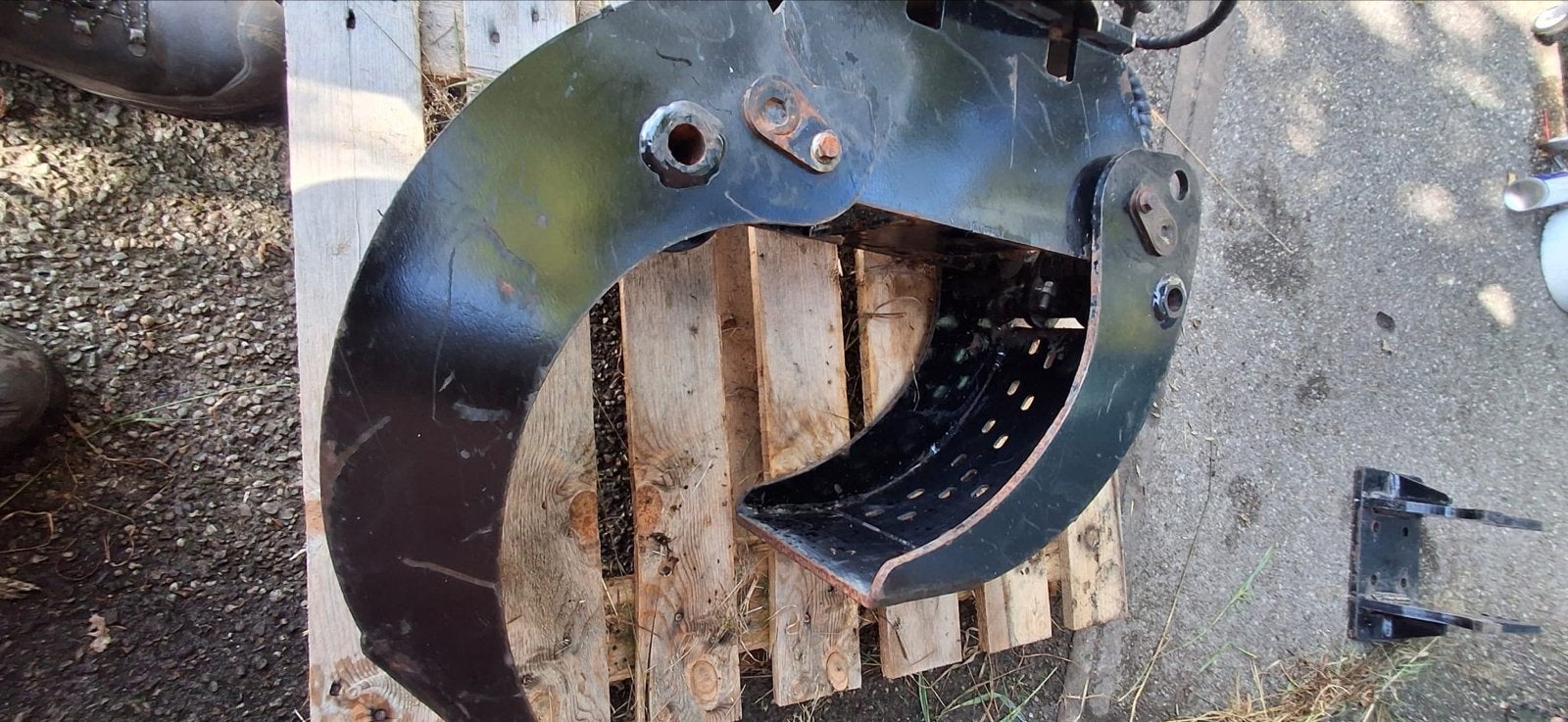 Grijper minikraan CW05 met extra adapter CW00 en rotator, Ophalen