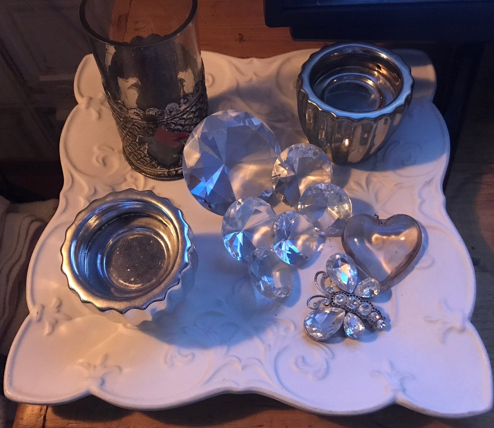 Schaal Riverdale Collection, Ophalen of Verzenden, Zo goed als nieuw, Rond, Glas