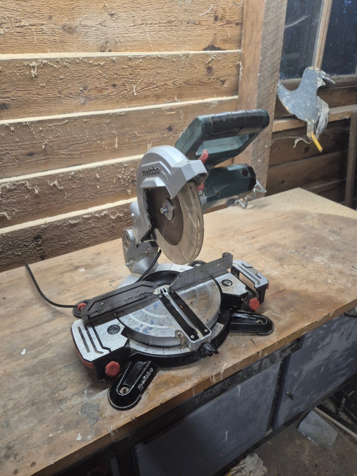 Metabo Afkortzaag, Ophalen, Gebruikt, 70 mm of meer, Afkortzaag