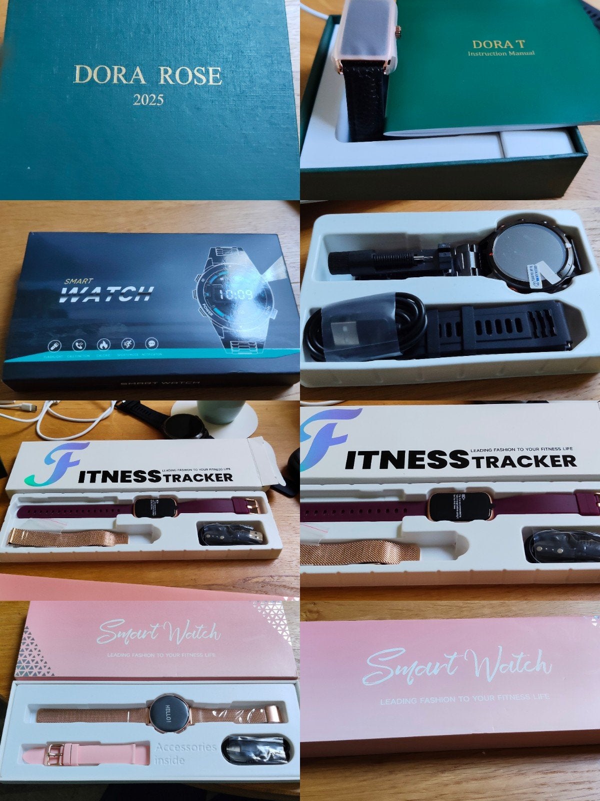 Diverse Smartwatches en Fitness Trackers - Nieuw in Doos, Calorieverbanding, Zwart, Nieuw, Ophalen of Verzenden