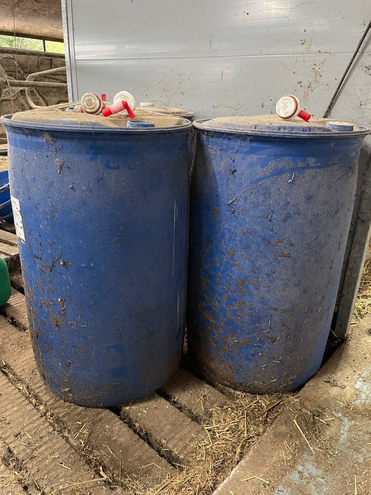 Kunststof vaten vat regenton opslagtank 220 liter, 150 liter of meer, Ophalen, Zo goed als nieuw