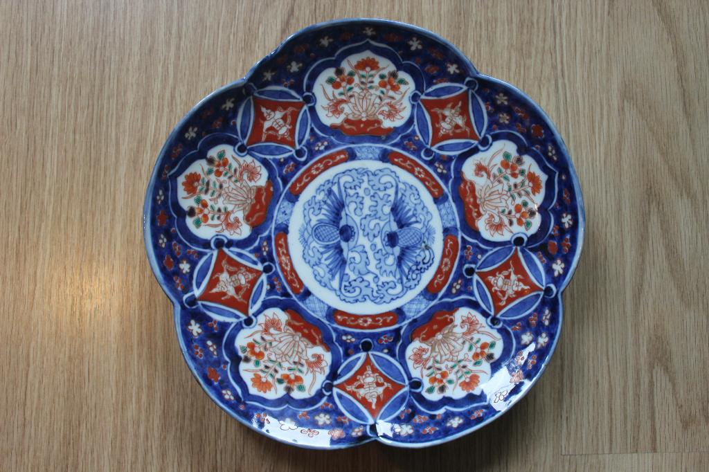 Imari - Japanse schotel - Porselein, Ophalen of Verzenden