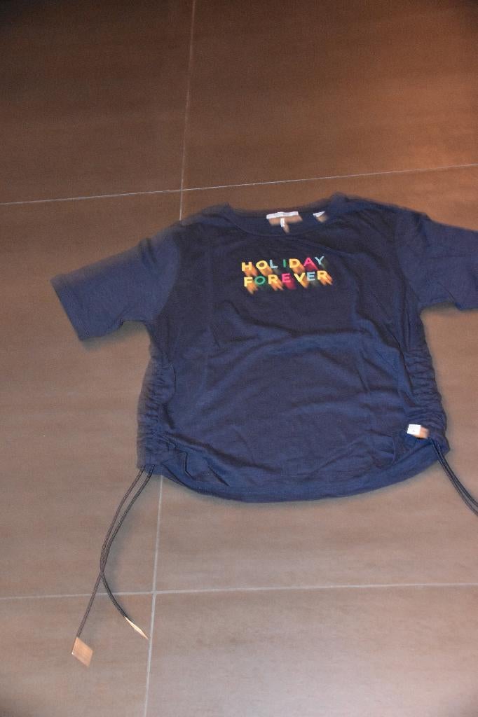 Donkerblauw shirtje van Scotch & Soda, Blauw, Scotch & Soda, Ophalen of Verzenden, Zo goed als nieuw