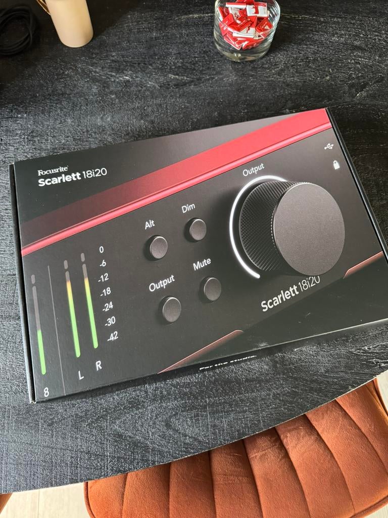 Focusrite Scarlett 18i20 4th Gen, Computers en Software, Geluidskaarten, Ophalen of Verzenden, Zo goed als nieuw