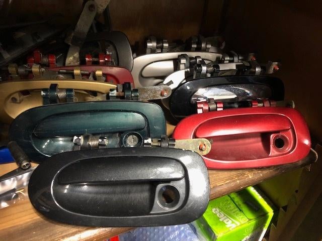 MGF MG TF deurgreep/ portierhendel/ handvat/ klink gebruikt, Auto-onderdelen, Ophalen of Verzenden, Gebruikt, MG