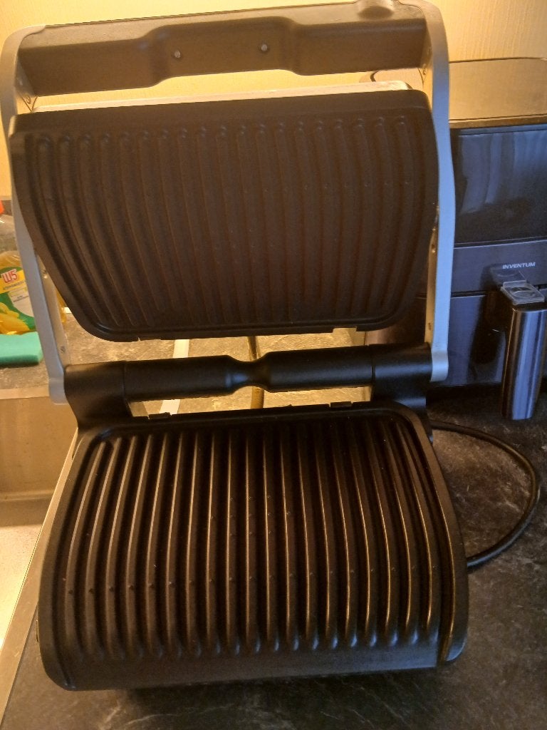 tefal optigrill, Witgoed en Apparatuur, Ophalen, Uitneembare platen, Zo goed als nieuw