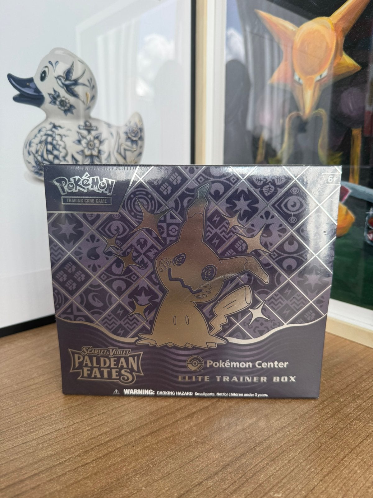 Paldean Fates Pokémon Center Elite Trainer Box, Ophalen of Verzenden, Zo goed als nieuw, Boosterbox