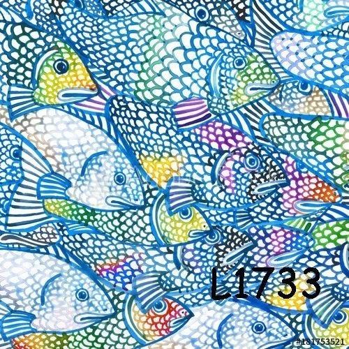Servetten decoupage/bullet journal - vissen L1733, Verzenden, Nieuw